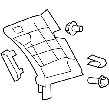 Toyota 62570-0C020-C0 GARNISH Assembly, Rear Window Side RH