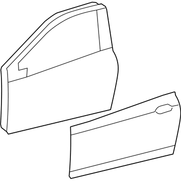 Toyota 67001-52580 Panel Sub-Assembly, Front D