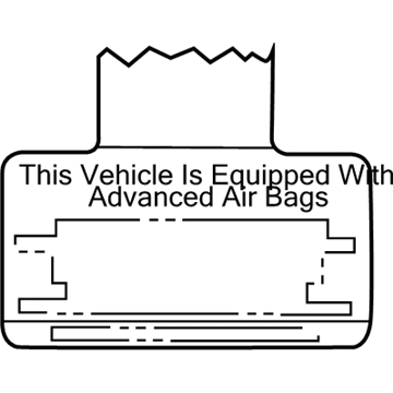 Scion 74599-48020 Air Bag Label