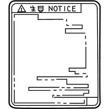 Scion 11285-33050 A/C Label