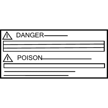 Scion 28897-46020 Battery Label