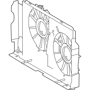 Toyota 16711-36150 SHROUD, Fan