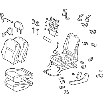 Toyota 71200-0Z420-B8 Seat Assembly