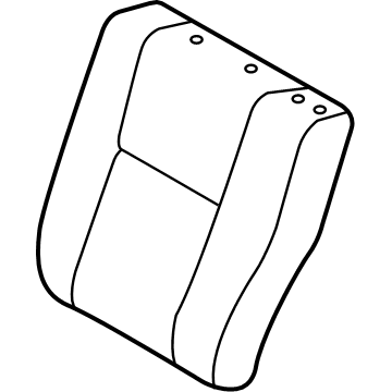 Toyota 71078-47100-E1 Rear Seat Back Cover, Left (For Separate Type)