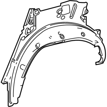 Toyota 61631-42100 Outer Wheelhouse