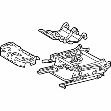 Toyota 71120-0C350 FRAME ASSY, FR SEAT