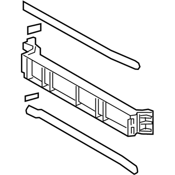 Toyota 53019-42010 Shutter Sub-Assembly, Radiator