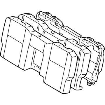 Toyota 71480-0C011-B3 Seat Back Assembly