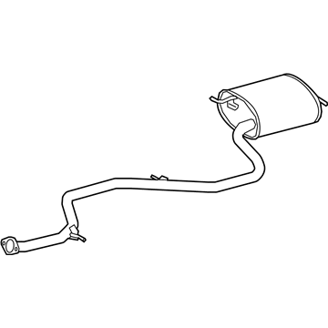 Toyota Corolla Muffler - 17430-0T330