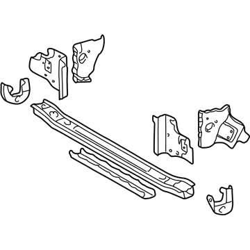 Toyota 57104-02072 Member Sub-Assy, Front Cross