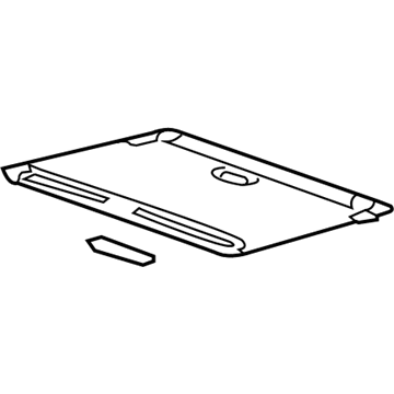 Toyota 63306-35071-B0 Trim Sub-Assy, Sunshade