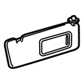 Toyota 74310-3D040-B0 Sunvisor