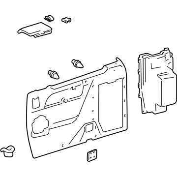 Toyota 62640-08010-B0 Lower Trim Panel