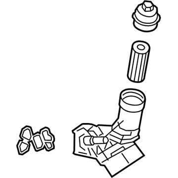 Toyota 15670-WAA02 Bracket Assembly, Oil Fi