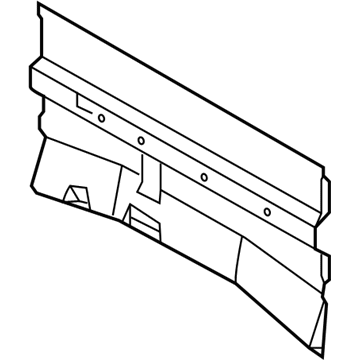 Toyota 64271-04110-B0 Back Panel Trim