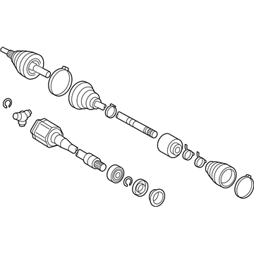 Toyota 43420-06750 Shaft Assembly, Front Drive