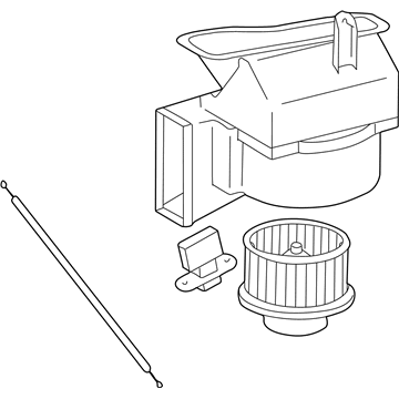 Toyota 87130-06061 Blower Assembly