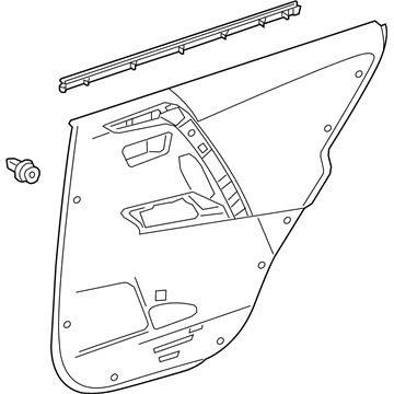 Toyota 67630-0R060-C2 Panel Assembly, Rear Door