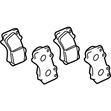 Toyota 04465-04070 Brake Pads