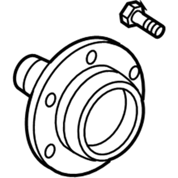 Toyota 43502-60201 Front Axle Hub Sub-Assembly, Left