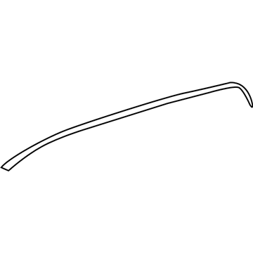 Toyota 75552-04072 MOULDING, Roof Drip