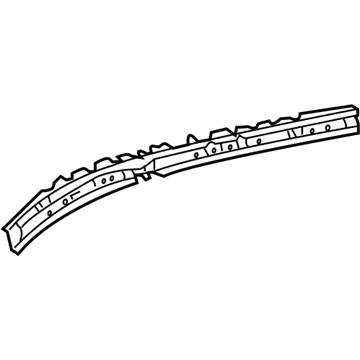 Toyota 61231-02040 Inner Rail, Passenger Side