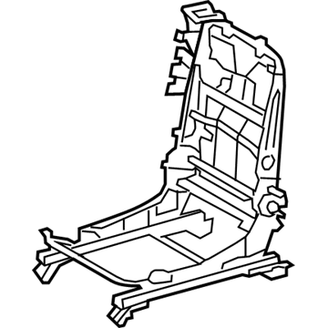 Toyota 72730-0E070 Frame Assembly, Passenger Side