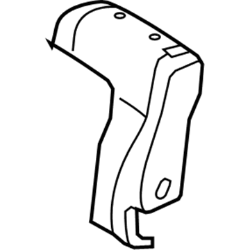 Toyota 71651-0E050 Pad, Rear Seat Back, RH