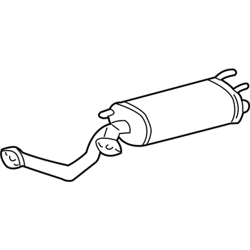 Toyota 17403-50151 Center Exhaust Pipe Assembly