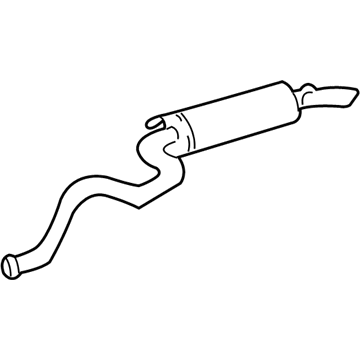 1998 Toyota Land Cruiser Exhaust Pipe - 17405-50030