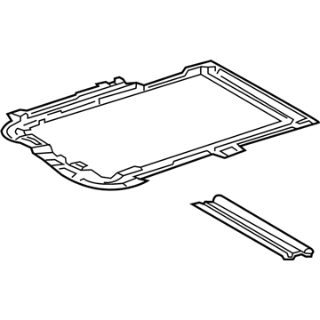 Toyota 63202-42101-C1 Rail Sub-Assembly, Slide