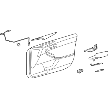 Toyota 67620-07230-B3 Panel Assembly, Door Tri