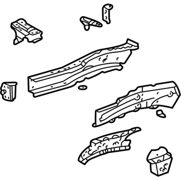 Toyota 57027-0E906 Rail Assembly