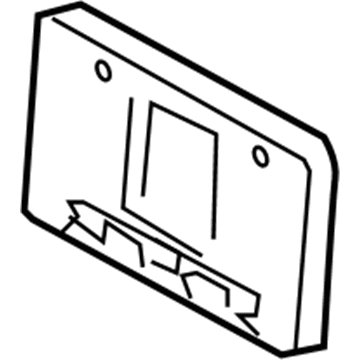 Toyota 75101-07020 Bracket Sub-Assembly, Front