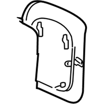 Toyota 71771-AE010-E0 Seat Back Panel