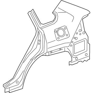 Toyota 61601-0R160 Panel Sub-Assembly, QUAR