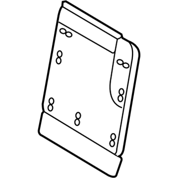 Toyota 71701-0C030-B0 Board Sub-Assy, Rear Seat Back, RH