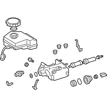 Toyota 47025-60081 Brake Master Cylinder Sub-Assembly