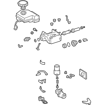 Toyota 47050-35030 Brake Booster Assy, W/Master Cylinder