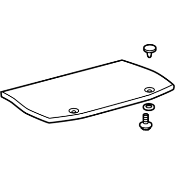 Toyota 58416-47010-E1 Board, Rear Floor