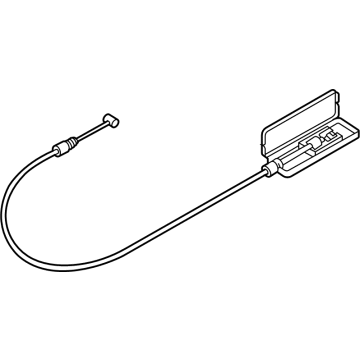 2020 Toyota Yaris Fuel Door Release Cable - 77035-WB004