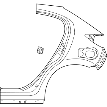 Toyota 61601-WB005 Panel Sub-Assembly, QUAR