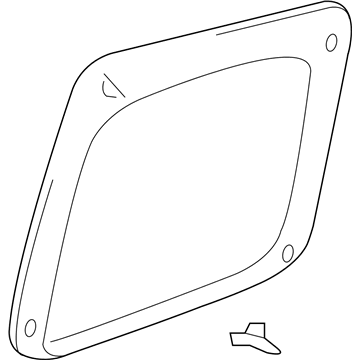 Toyota 62740-04010 Glass Sub-Assy, Rear Door, LH