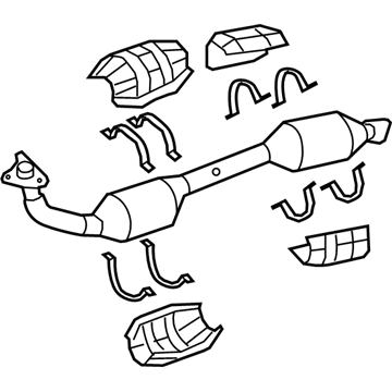 Toyota Tundra Catalytic Converter - 17410-0P340