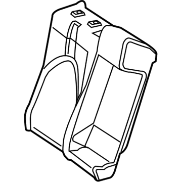 Toyota 71651-06470 Seat Back Pad