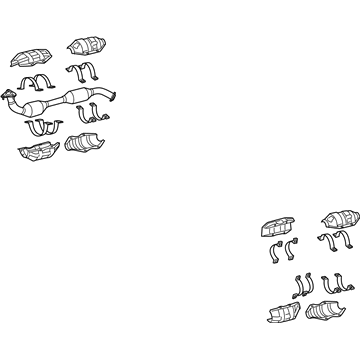 2011 Toyota Land Cruiser Catalytic Converter - 17410-38270