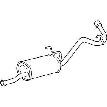 Toyota 17405-0F040 Exhaust Tail Pipe Assembly