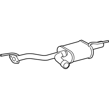 Toyota 17403-0F040 Center Exhaust Pipe Assembly