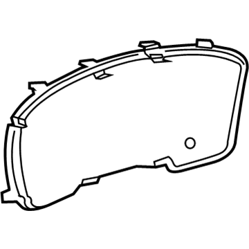 Toyota 83852-FE050 Cluster Lens