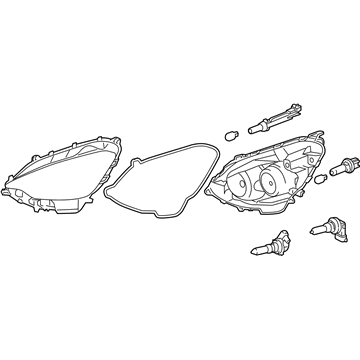 Toyota 81110-52E81 Headlamp Assembly